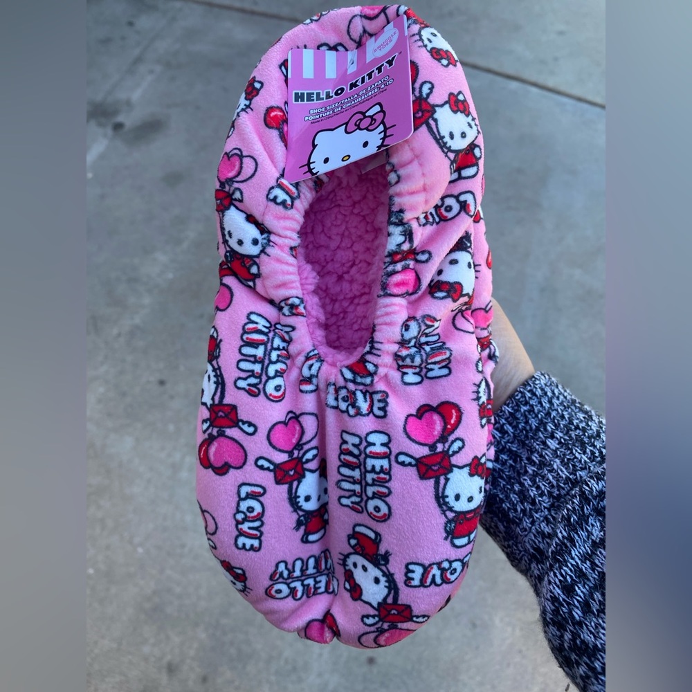Valentines hello kitty slippers 2024